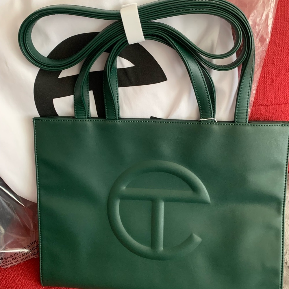 TELFAR green medium bag